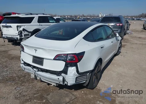 2023 Tesla Model 3 Rear-Wheel Drive из США, поврежденный, VIN 5YJ3E1EAXPF505951